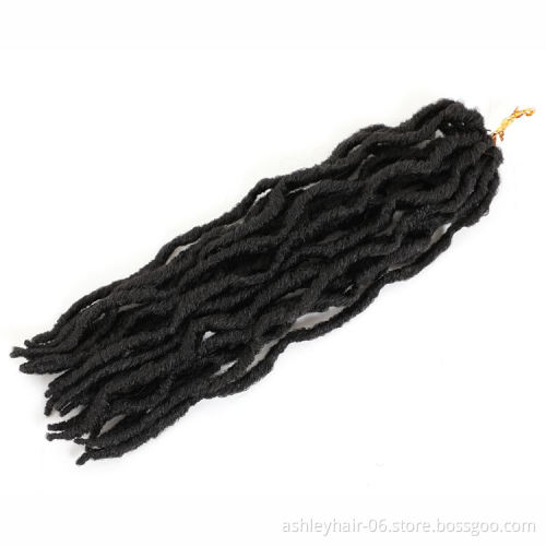 100% Kanekalon Fiber Deep Curl Faux Curly Braiding Hair Goddess Locks
